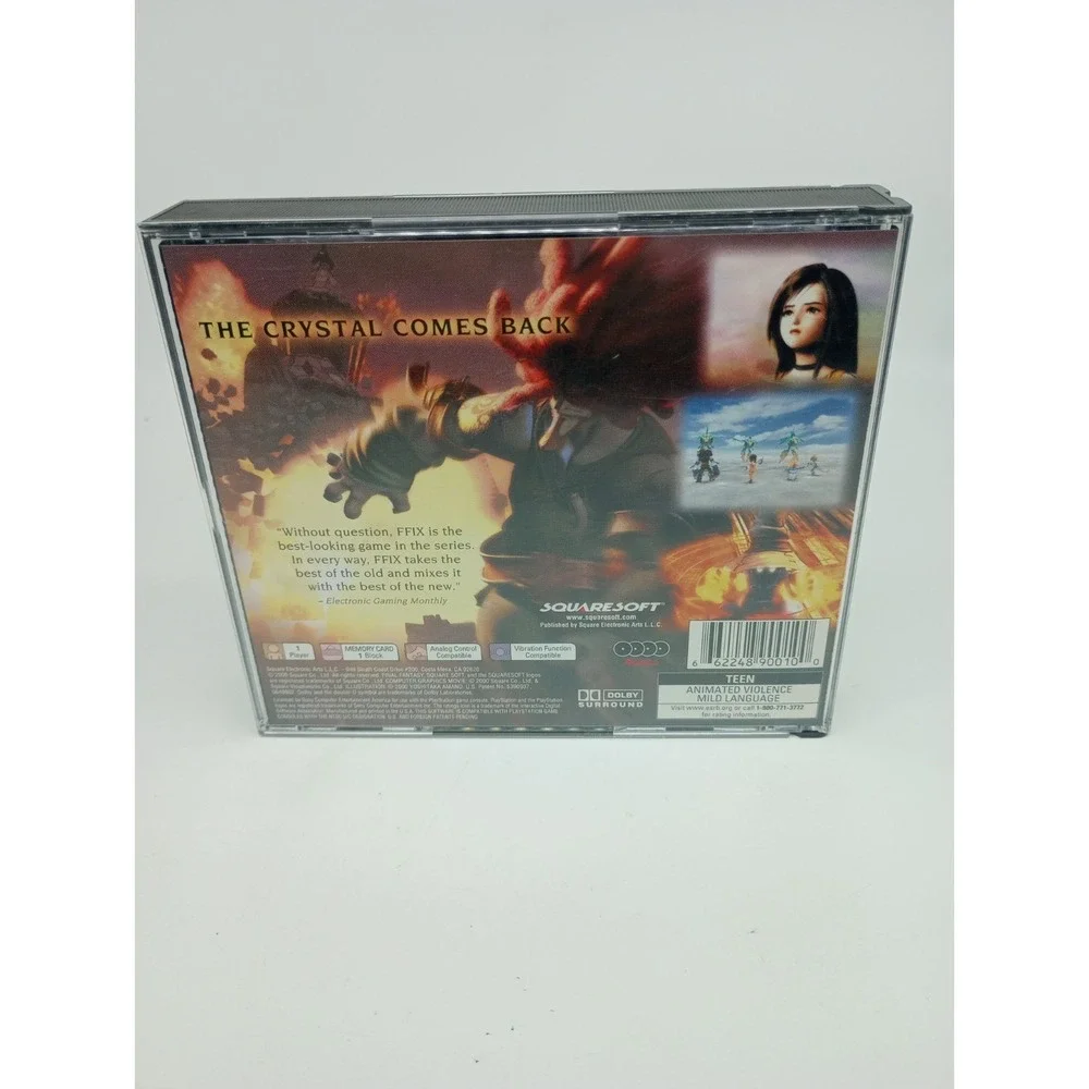 Final Fantasy 7, 8, 9, 10 & 11 Online PS1 PS2 All Black Label Great Condition